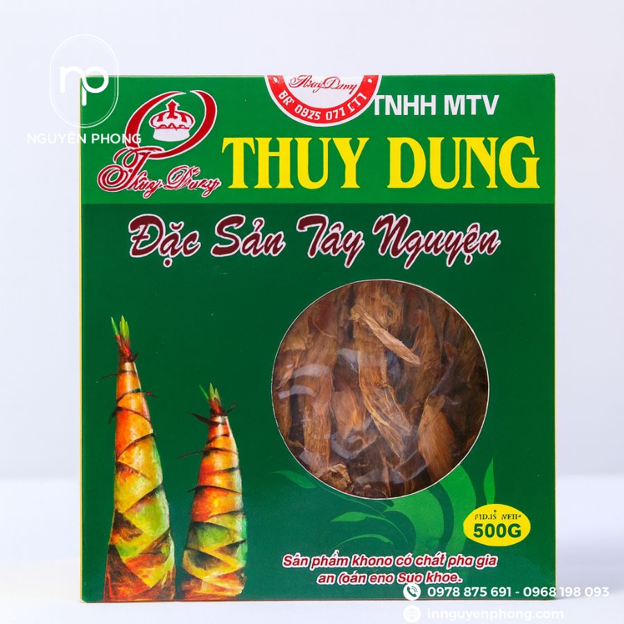 In hộp giấy đựng măng khô đẹp, chuyên nghiệp, giá tốt